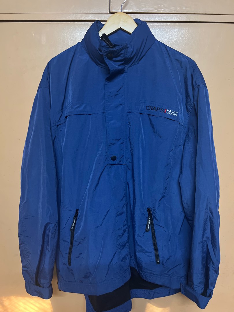 Chaps by Ralph Lauren half zip hoodie jacket, Men's Fashion, Coats