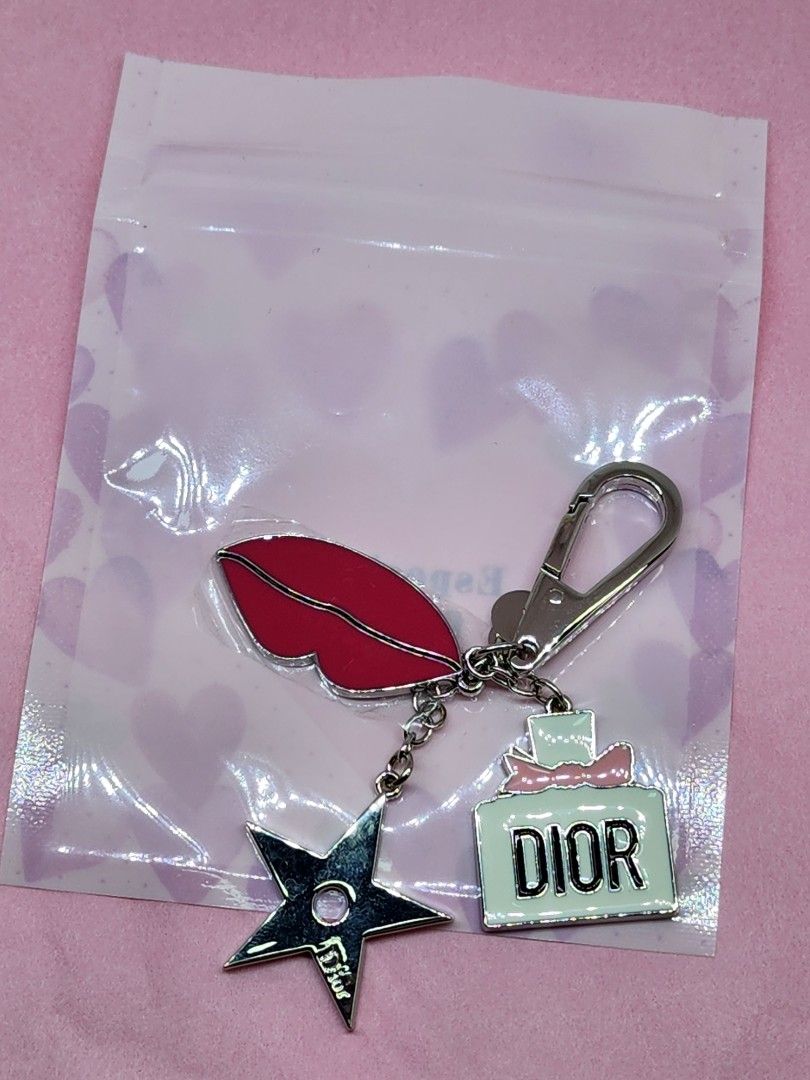 Christian dior plastic new arrivals bag
