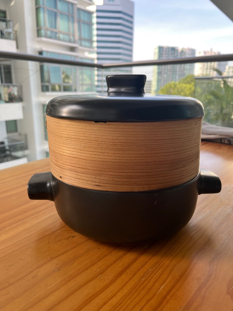 Moving SalesClay Pot With Steamer, Furniture & Home Living