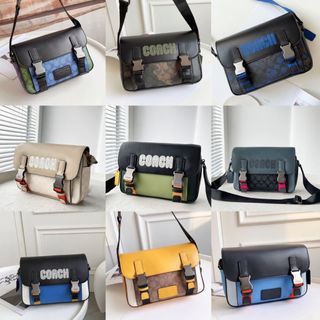 Coach Track Crossbody Bag in Signature Canvas