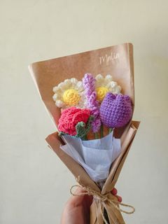 Custom Crochet Flower Bouquet