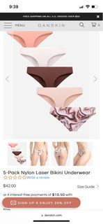 DANSKIN seamless bikini underwear