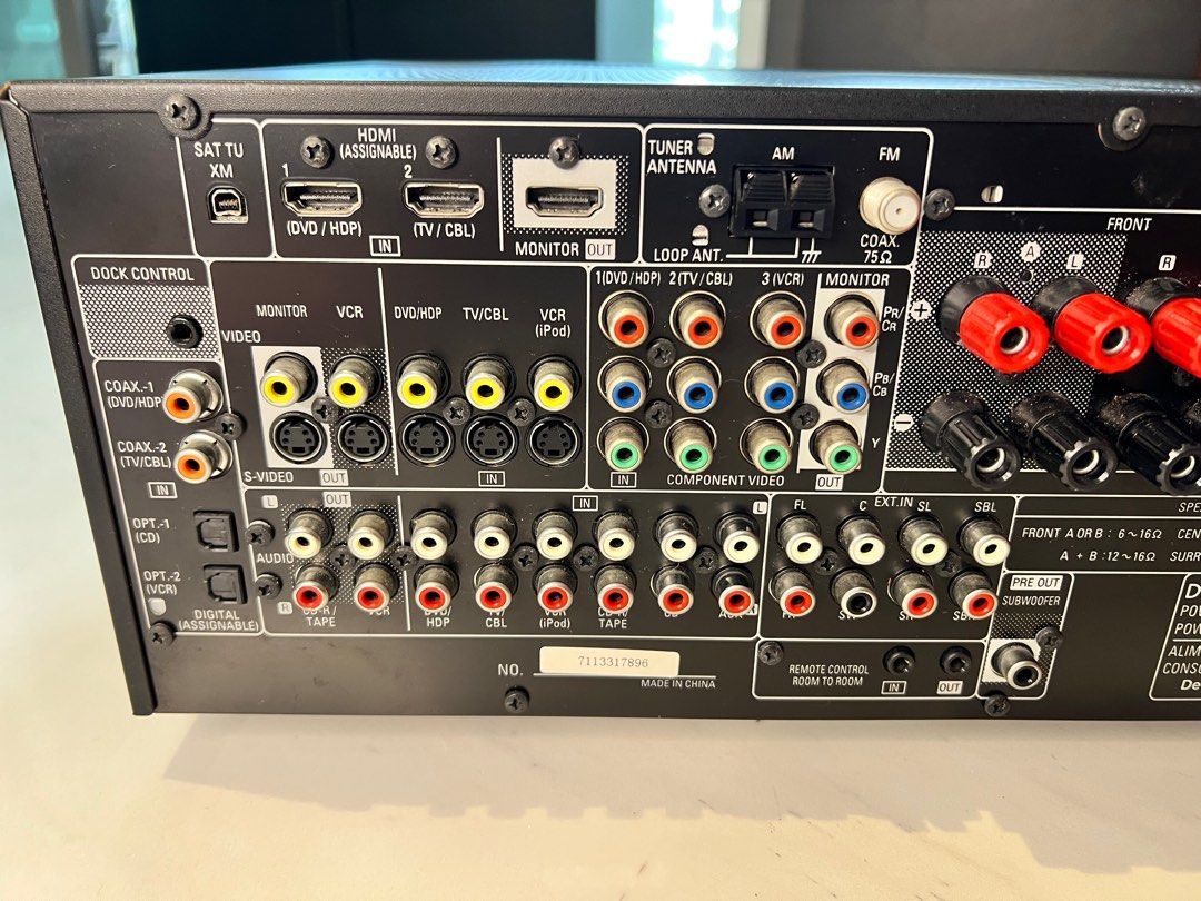 Denon AVR 1508 Dolby Digital EX Decoding A/V Receiver, Audio, Soundbars