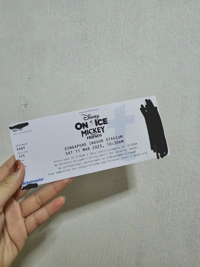 Disney on ice tickets, Tickets & Vouchers, Event Tickets on Carousell