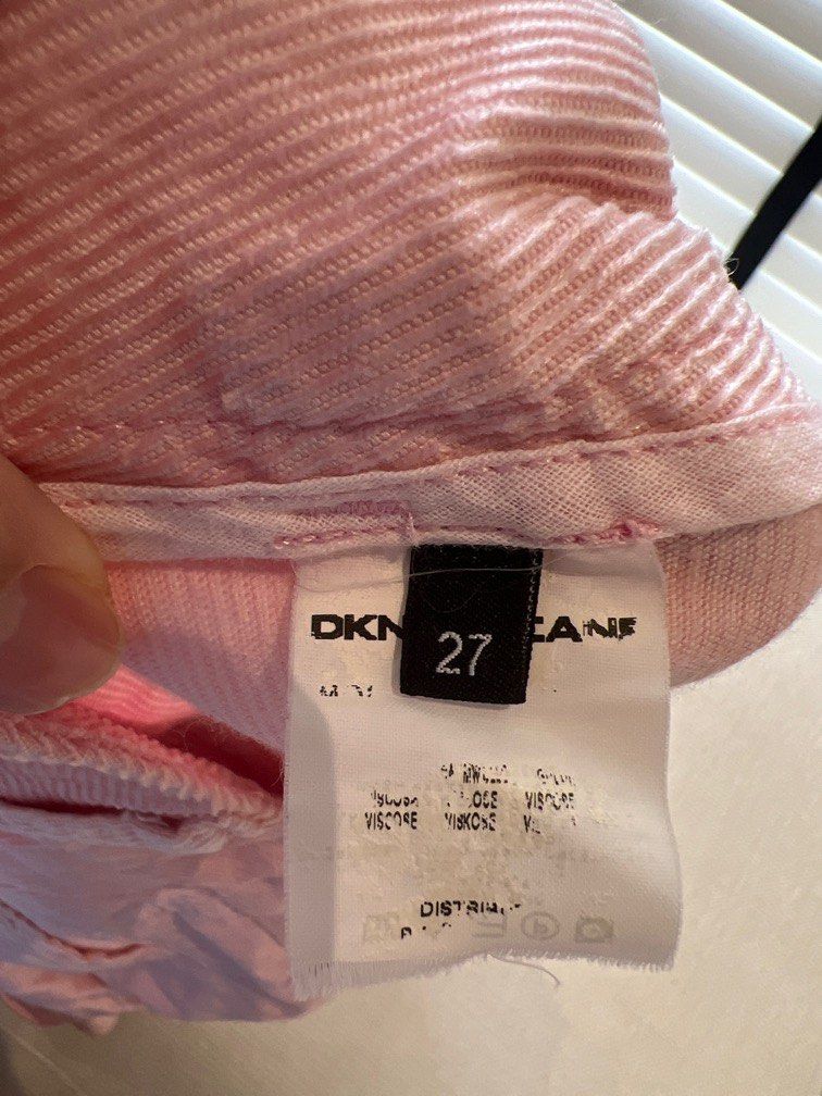 dkny pink skirt