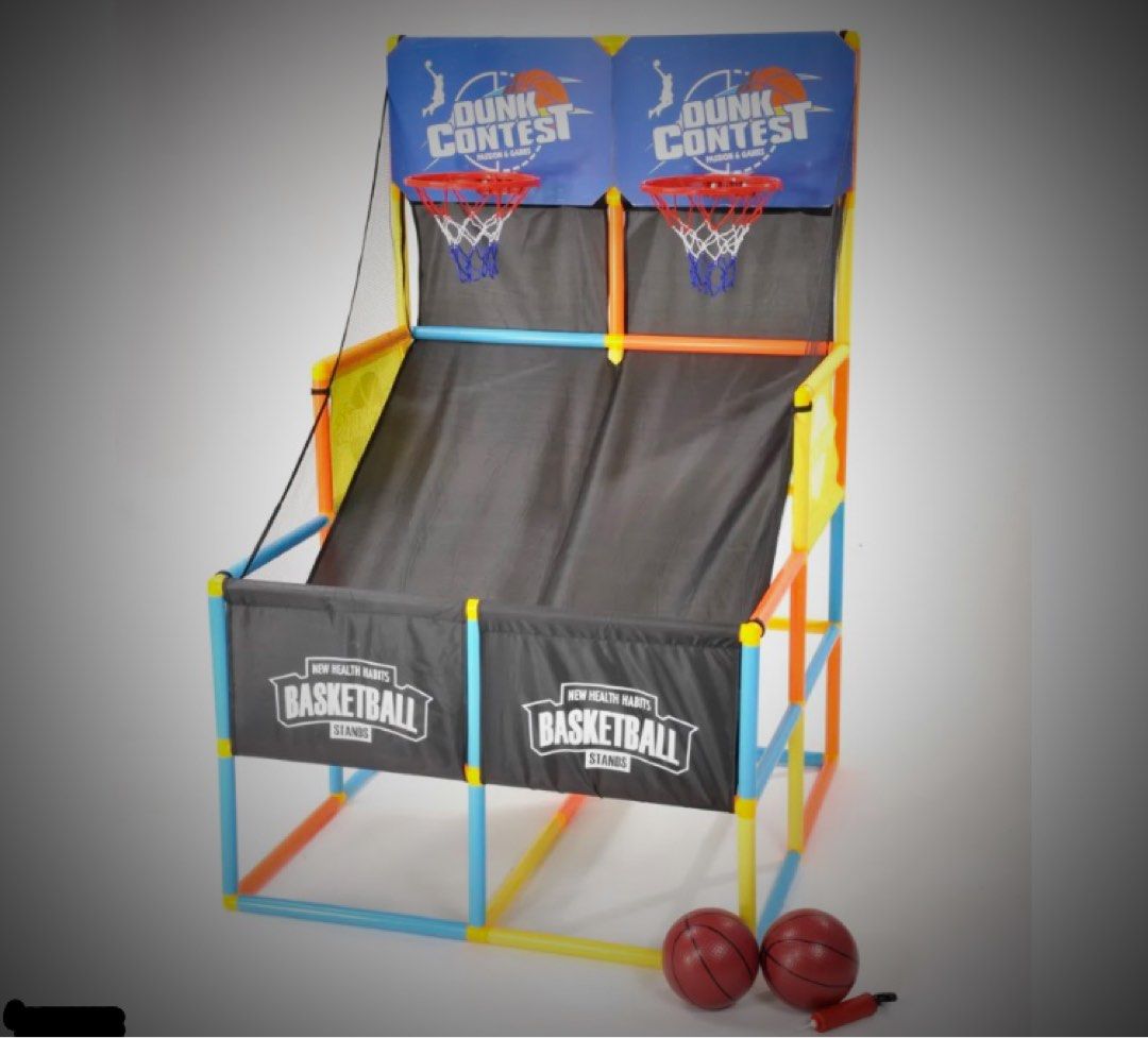 Double Shootout Arcade Game - Indoor Basketball, Sports Equipment