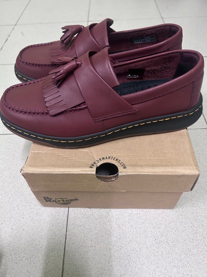 Dr Martens Loafer Edison Cherry Red Men s Fashion Footwear