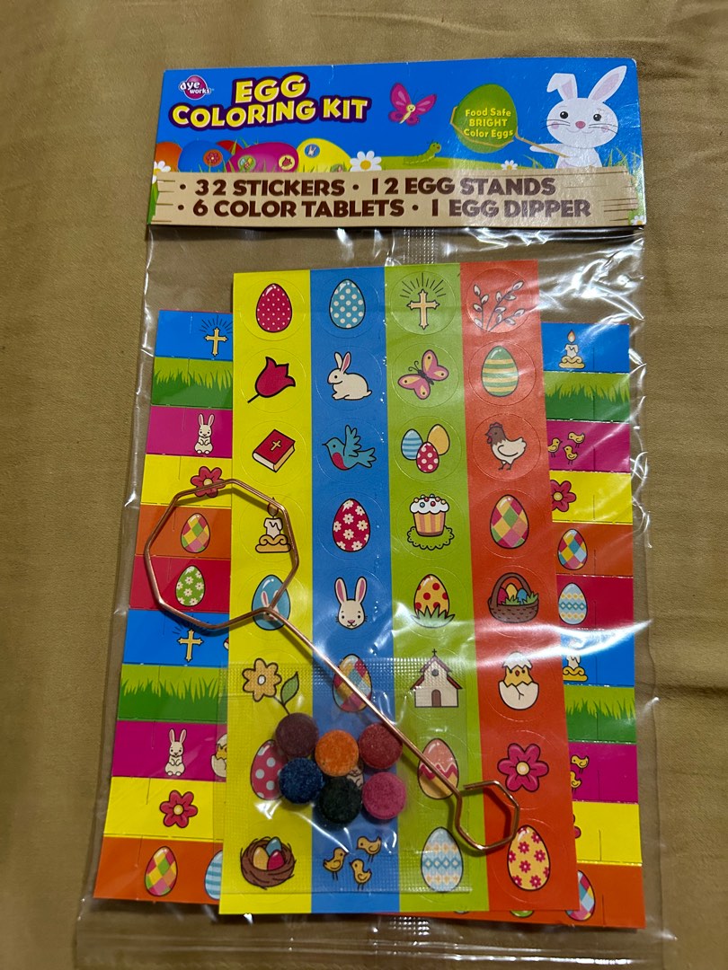 Egg Coloring Kit on Carousell