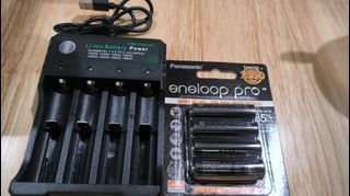 Eneloop AA 2550 mAh 4pcs Rechargeable Battery Pack