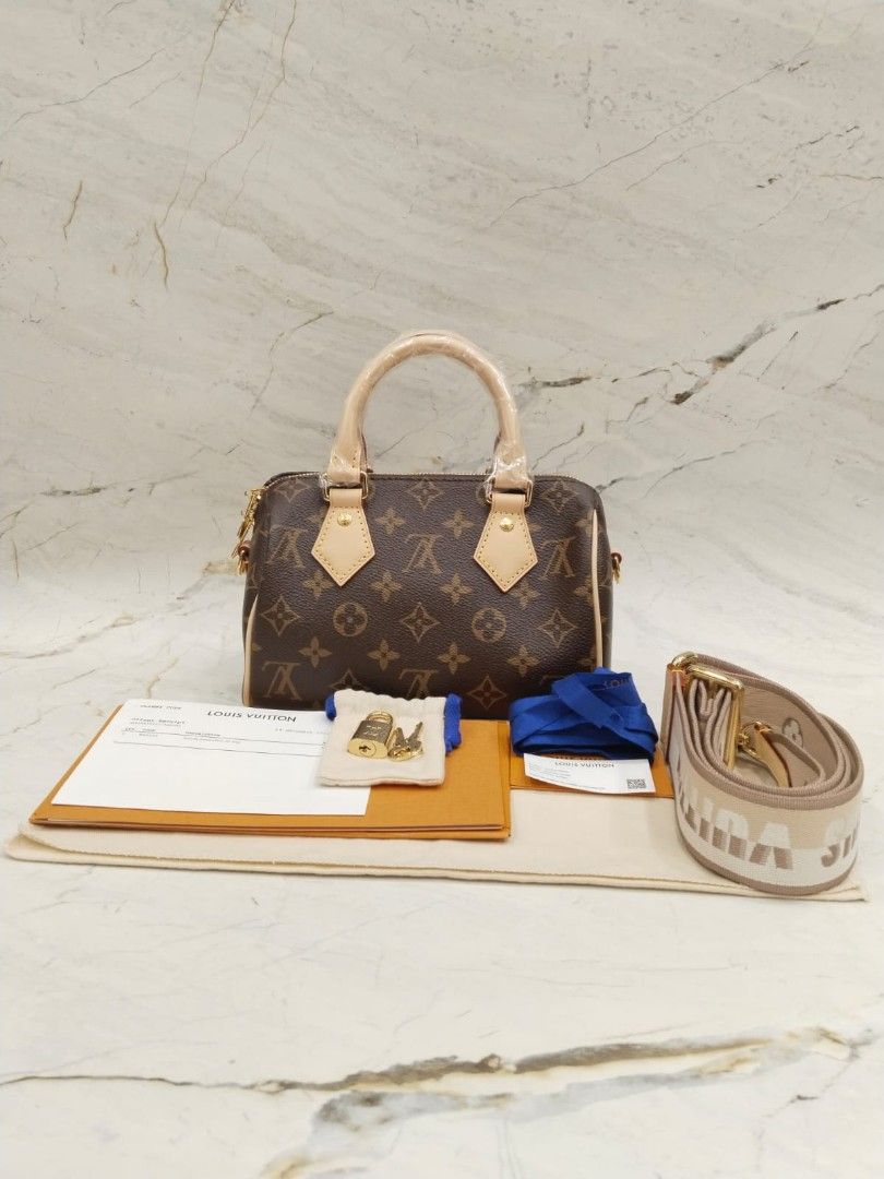 Louis Vuitton LV Bandou 20 Monogram, Barang Mewah, Tas & Dompet di Carousell