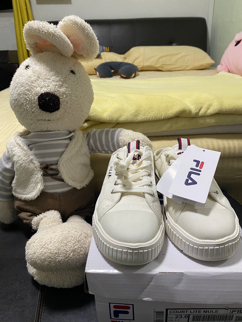 Fila Court Lite Mule Slip on sneaker Luxury Sneakers Footwear on