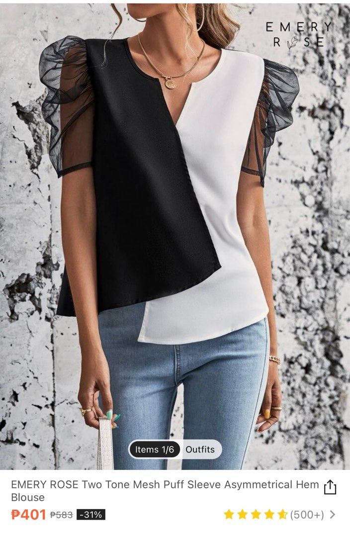 filipiniana corporate top, Women's Fashion, Tops, Blouses on Carousell