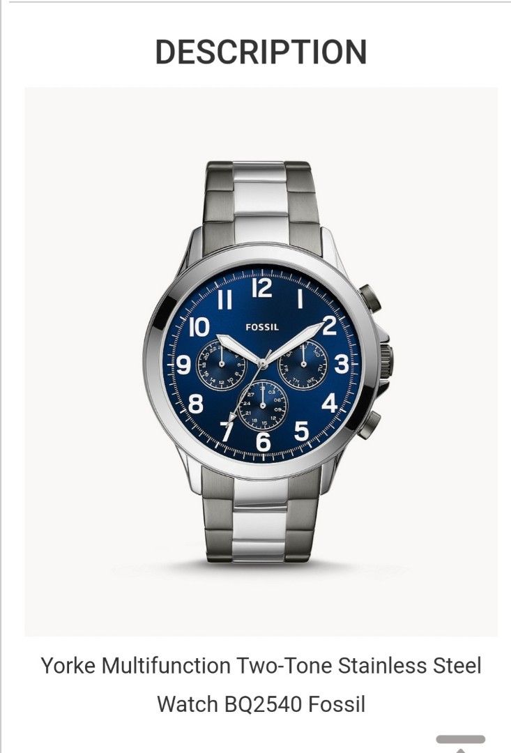 Fossils watch, Men's Fashion, Watches & Accessories, Watches on Carousell