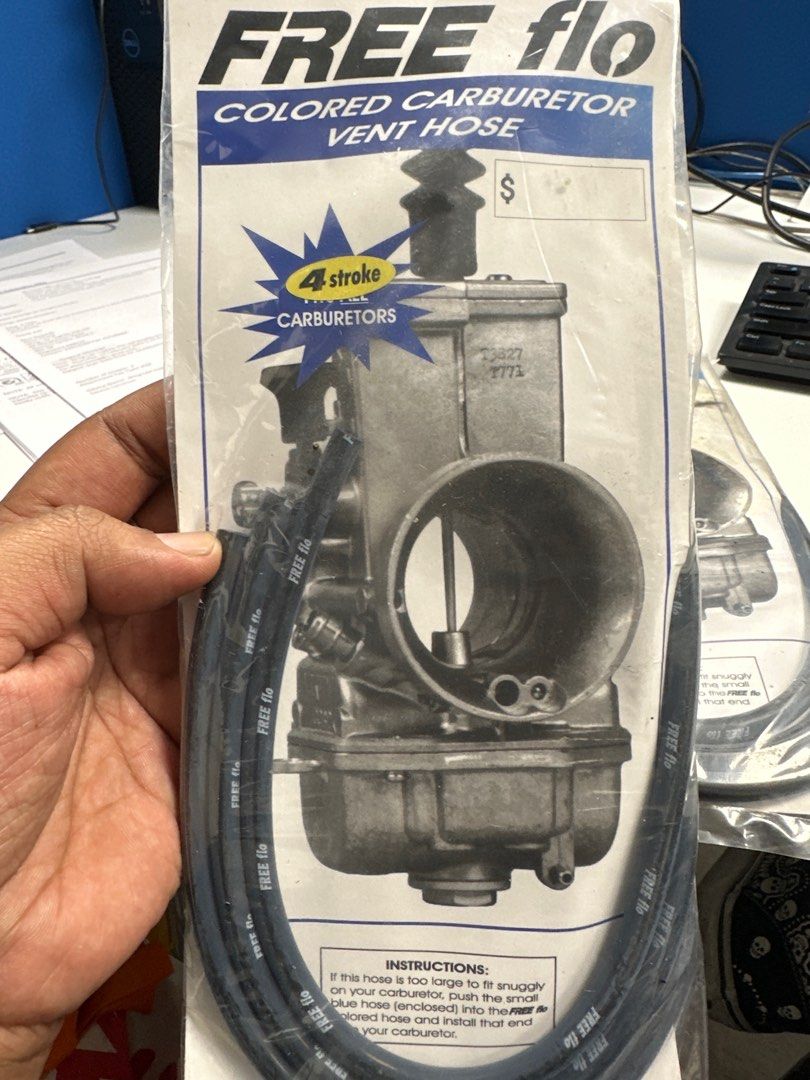 Free flo carburetor vent hose, Motorcycles, Motorcycle Accessories on