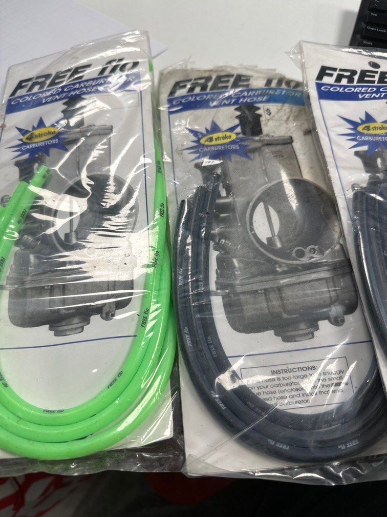 Free flo carburetor vent hose, Motorcycles, Motorcycle Accessories on