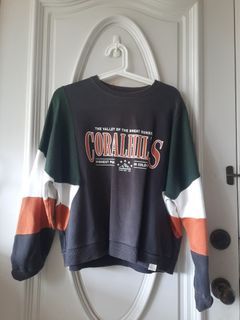FREE NM - Vintage Pacific Republic Pull & Bear Round Neck Coral Hills Sweatshirt