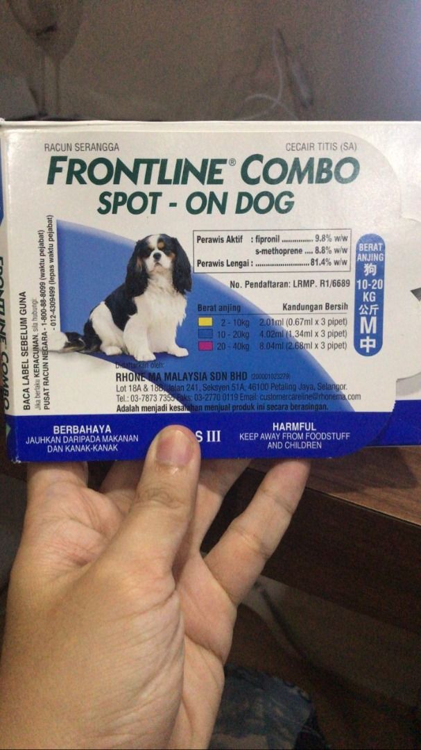 Frontline Anti Tick for Dog 2 Remaining Shots