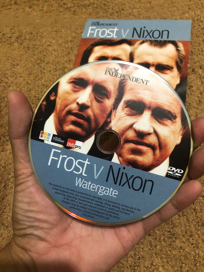 Frost v Nixon watergate scandal interview dvd, Hobbies & Toys, Music