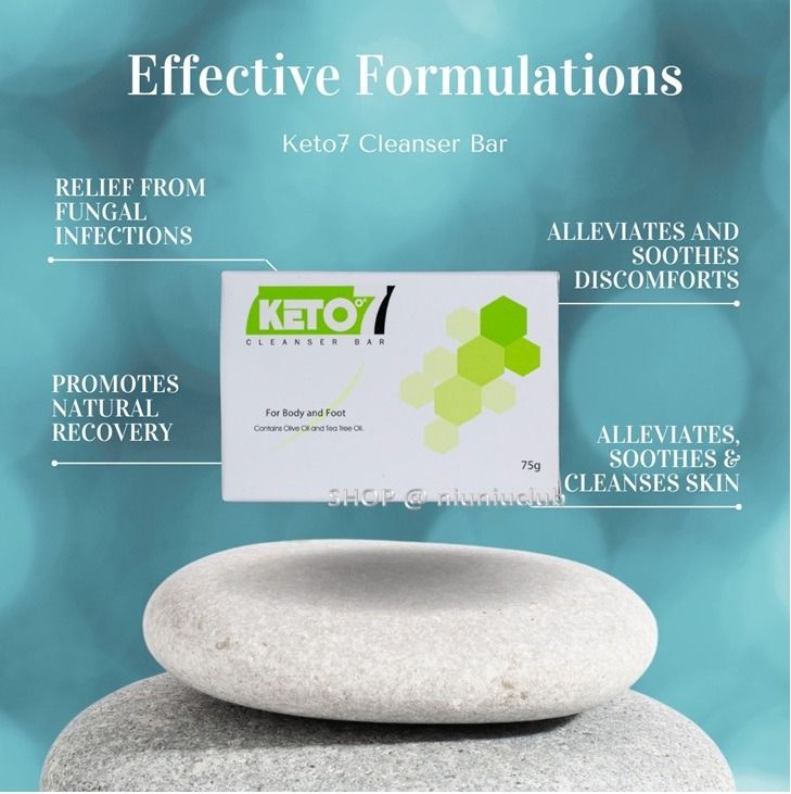 Fungal Cleanser Soap Body Wash Dr Forster Keto7 75g fungal antifungal