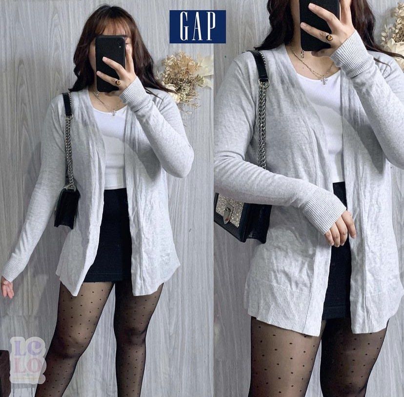 Gap gray cardigan Women s Fashion Coats Jackets and Outerwear