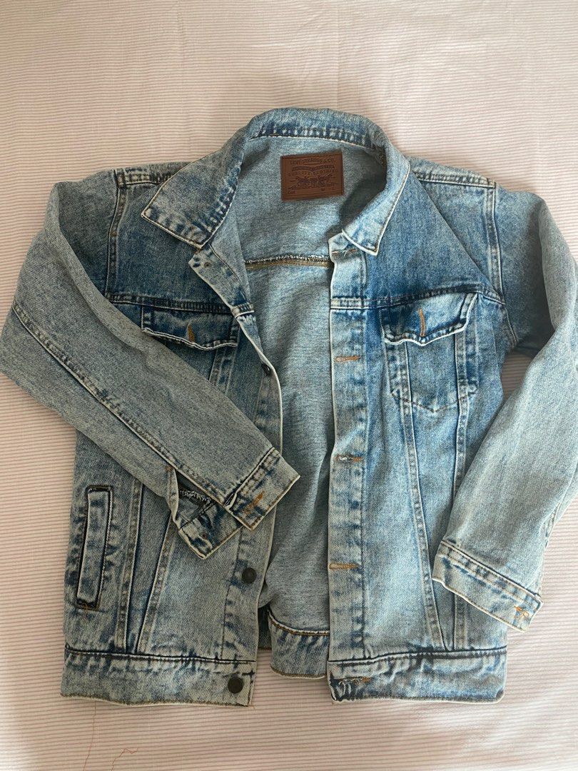 Washing jean sales jacket