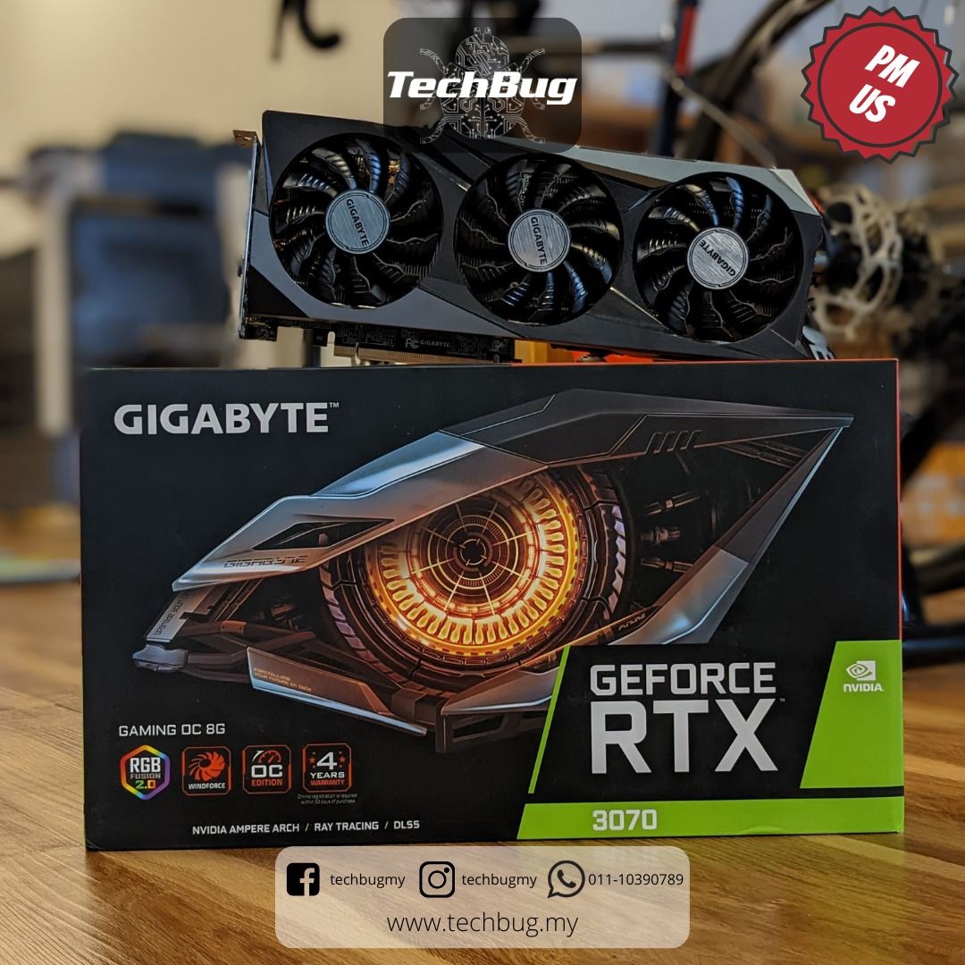 Gigabyte GeForce RTX  Gaming OC 8G USED, Computers & Tech