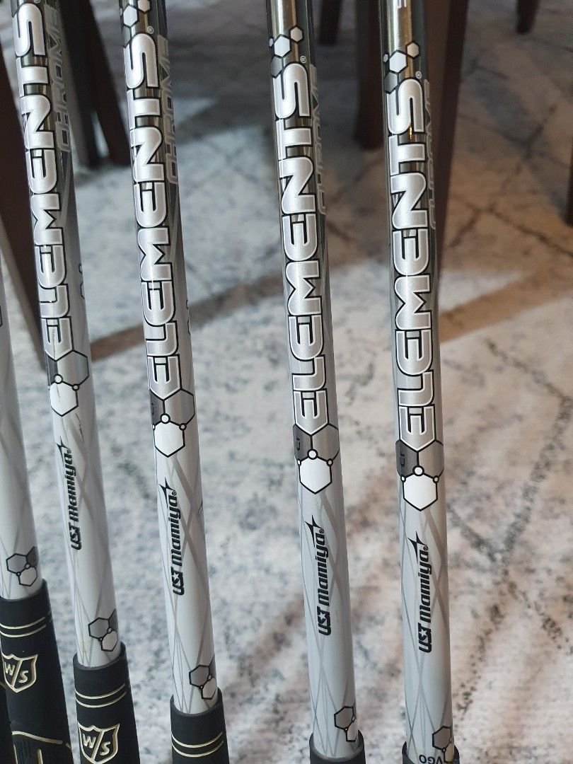 Golf - Wilson D200 iron 5,6,7,8,9,P , Taylormade TP 56° wedge 