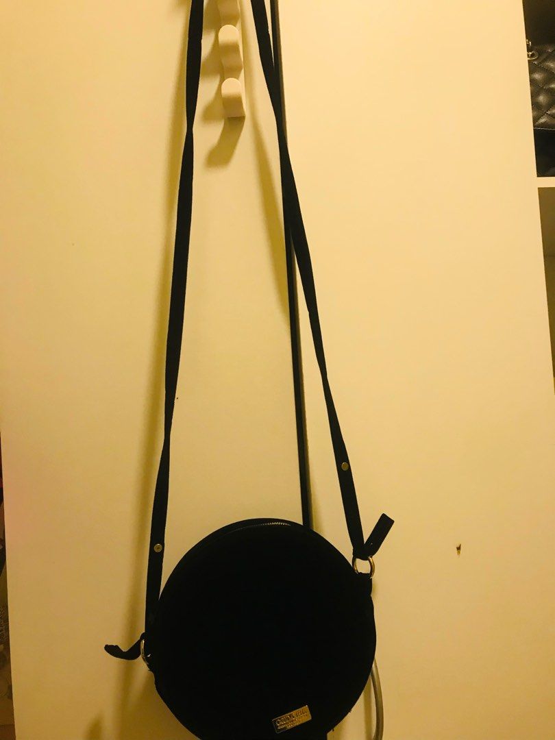 Good girl carolina herrera velvet crossbody bag