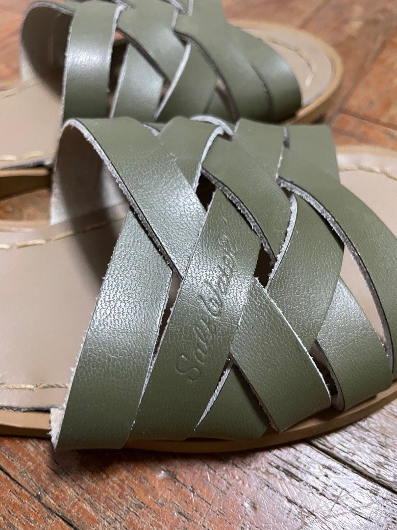 Salt water discount sandals green