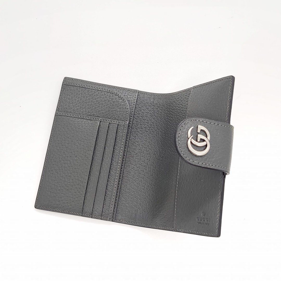 Gucci Card Case GG Supreme Kingsnake Print Black/Grey in Canvas/Leather  with Black Palladium-tone - US