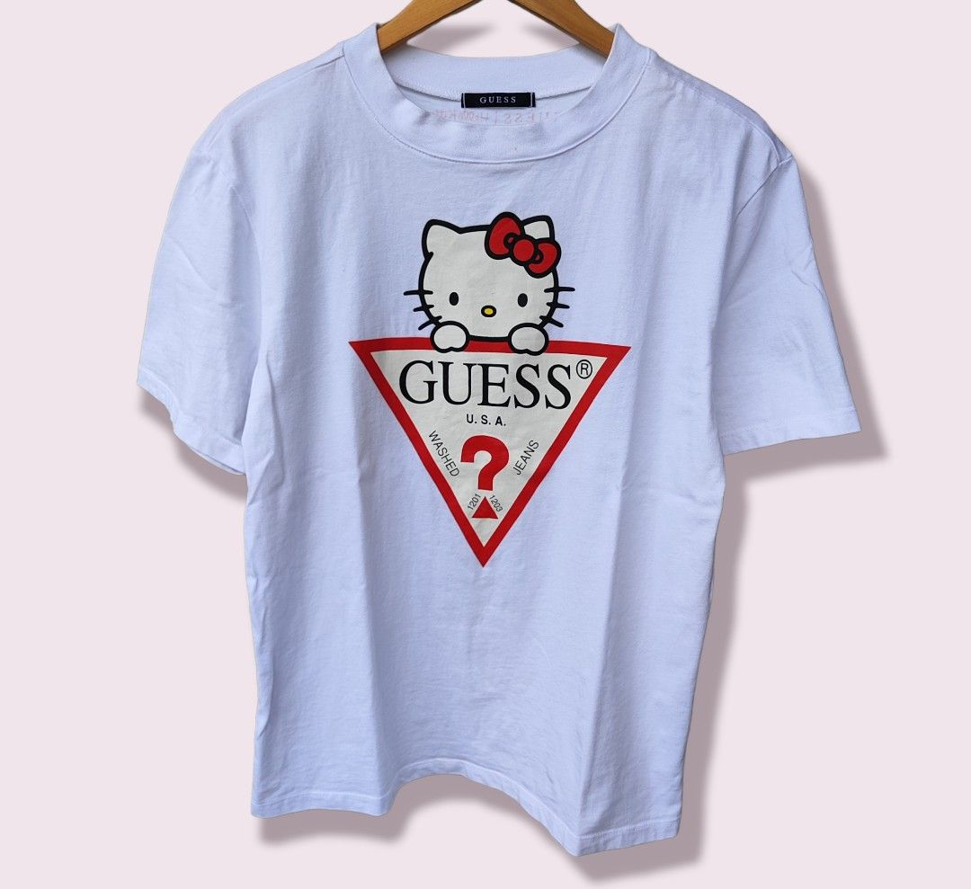 Guess x Hello Kitty Japan Exclusive Women s Fashion Tops Shirts