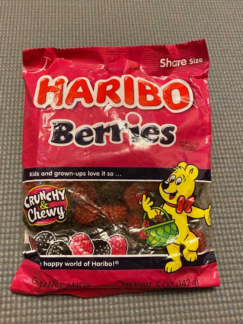 Gummy Candies Haribo Berries, Food & Drinks, Other Food & Drinks on