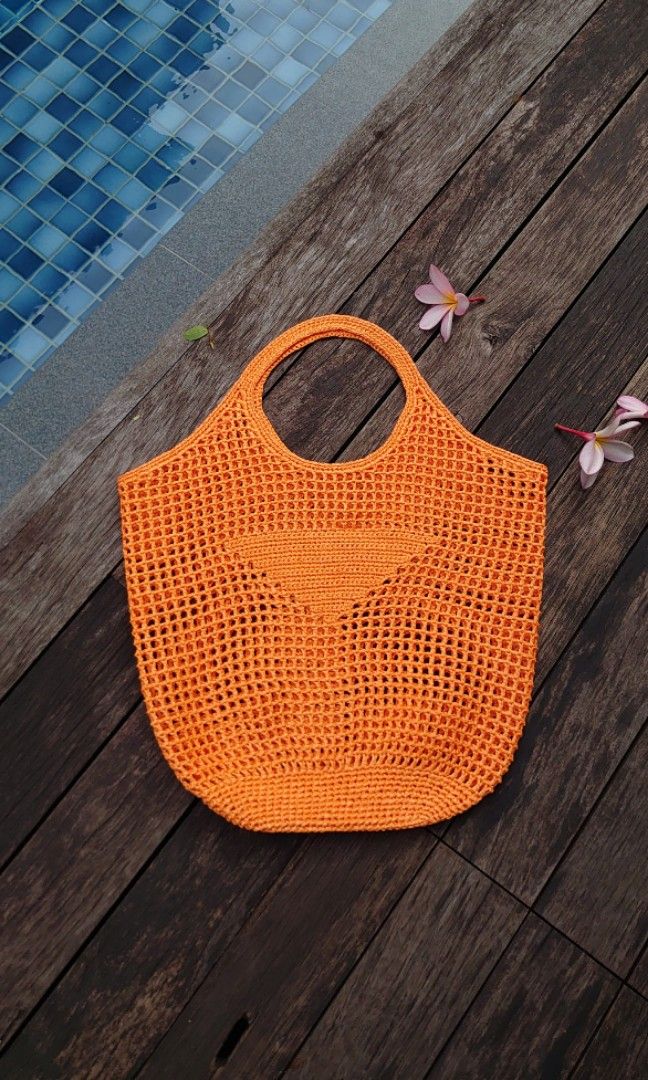 Handmade Raffia Tote Bag PRADA style Hobbies Toys Stationery