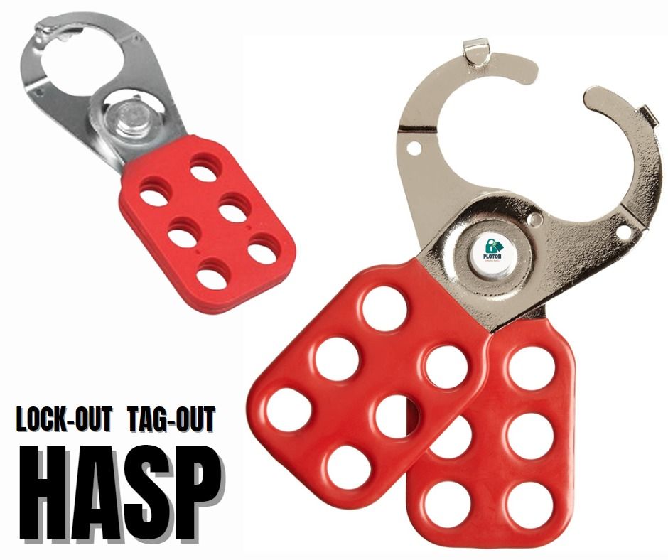 Hasp with Hook Lockout and tagout, Commercial & Industrial
