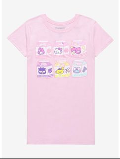 Hello Kitty & Friends Milk Box Girls T-Shirt (Medium)