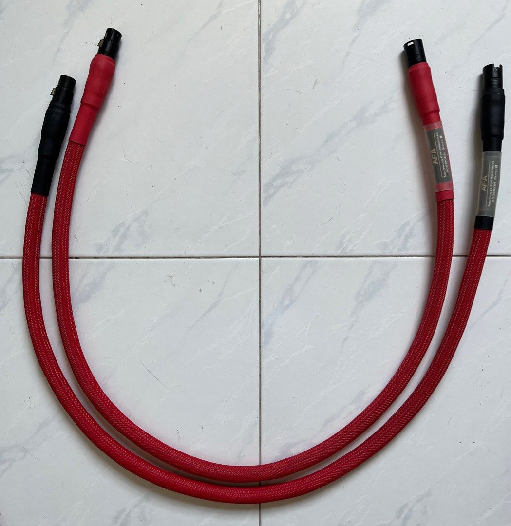 Hifi Quality Balanced Interconnect for Audio 1 meter, Audio, Soundbars, Speakers & Amplifiers