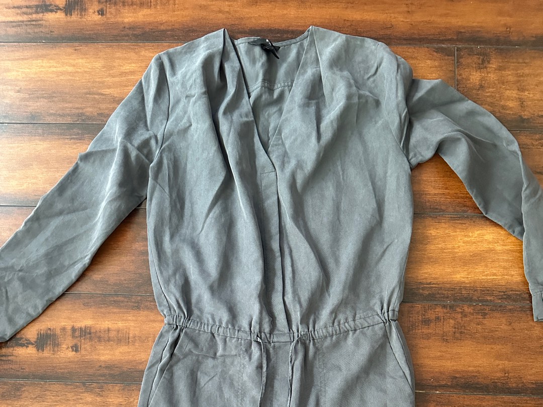 H&m grey jumpsuit deals