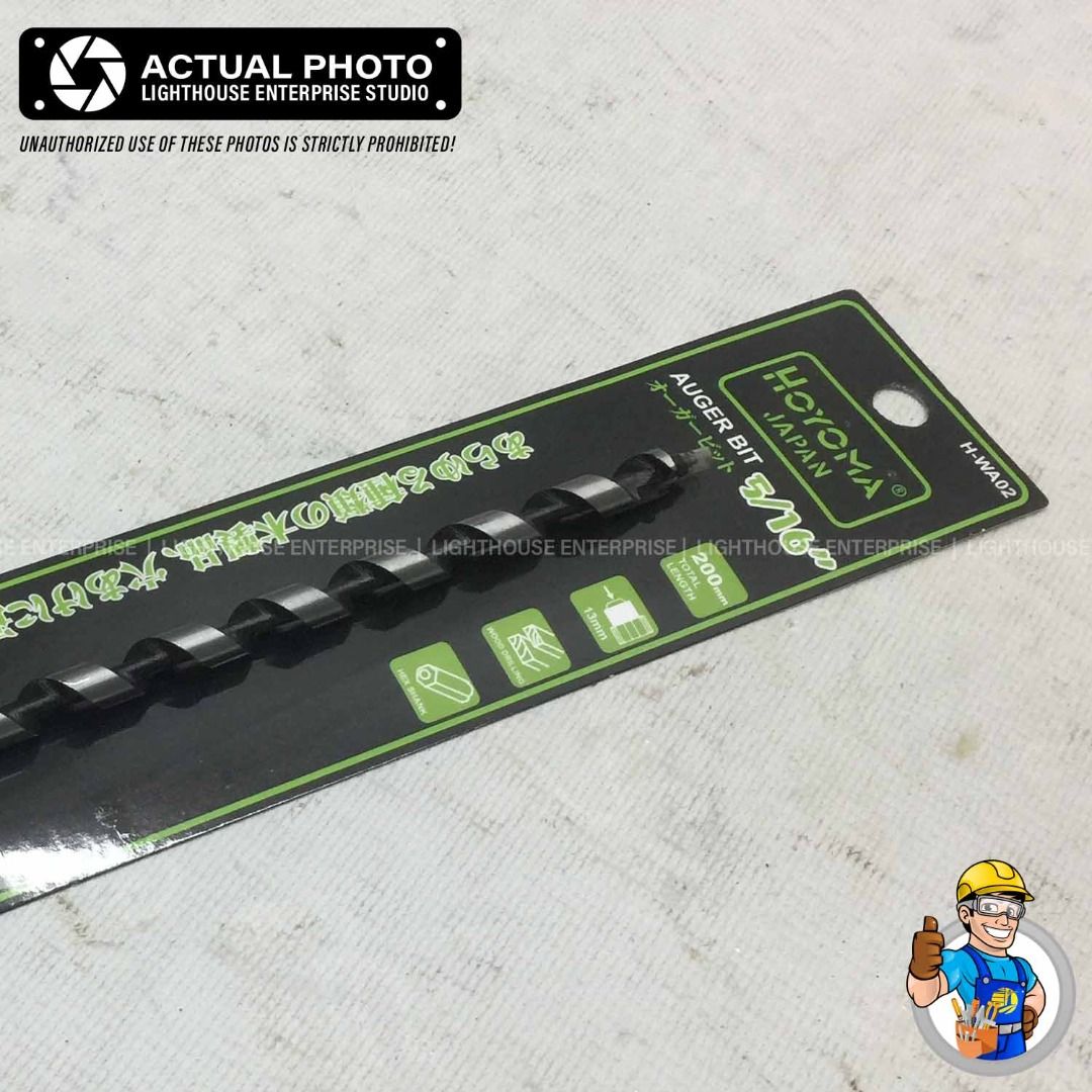 HOYOMA Japan Auger Bit / Auger Drill Bit for Wood (5/16
