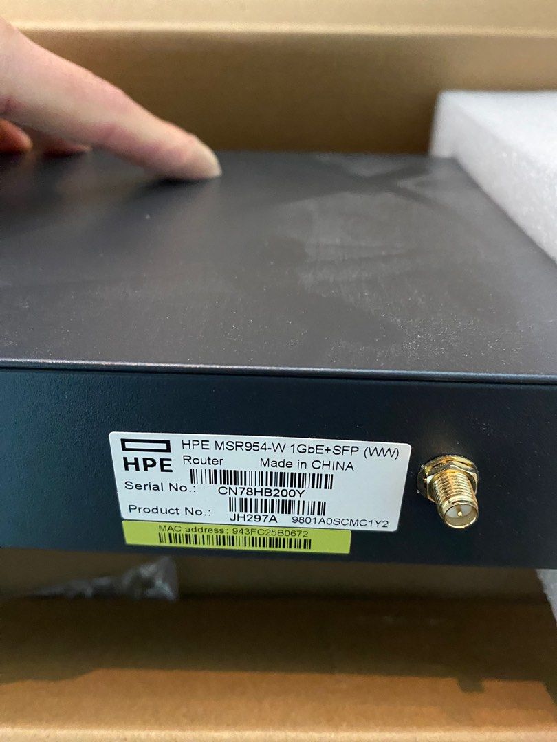 HP Router HPE MSR964, Computers & Tech, Parts & Accessories, Networking ...