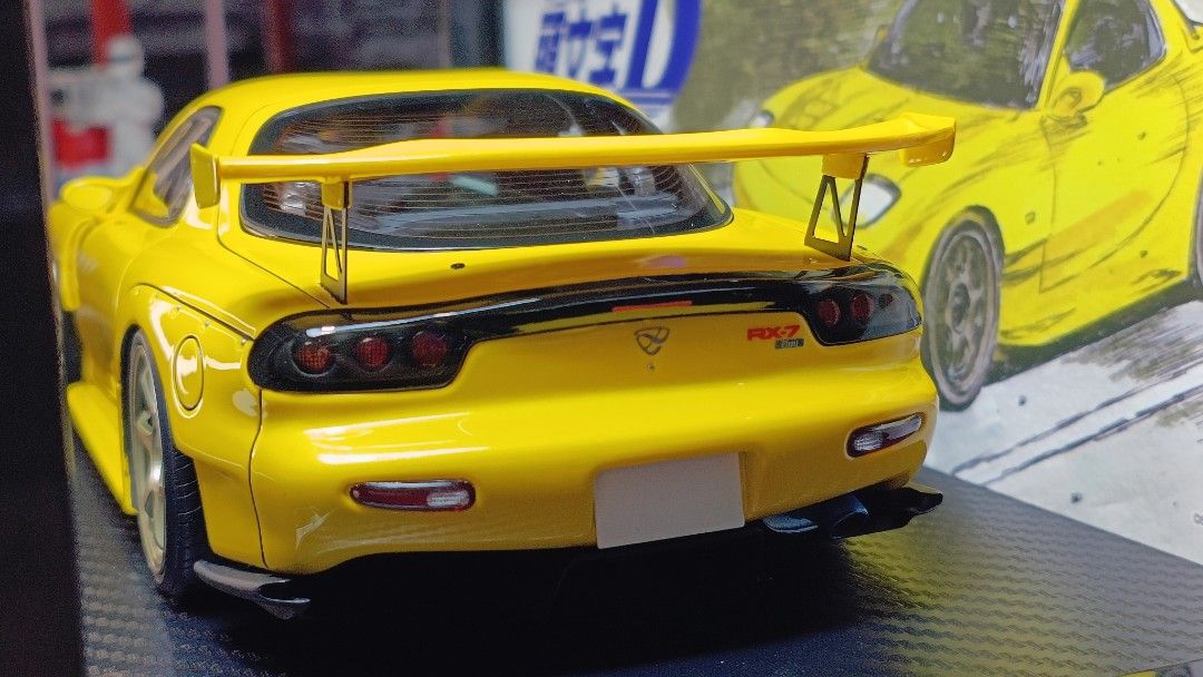 Ignition Model 1/18 Mazda RX7 FD3S InitialD, Hobbies  Toys, Toys  Games  on Carousell