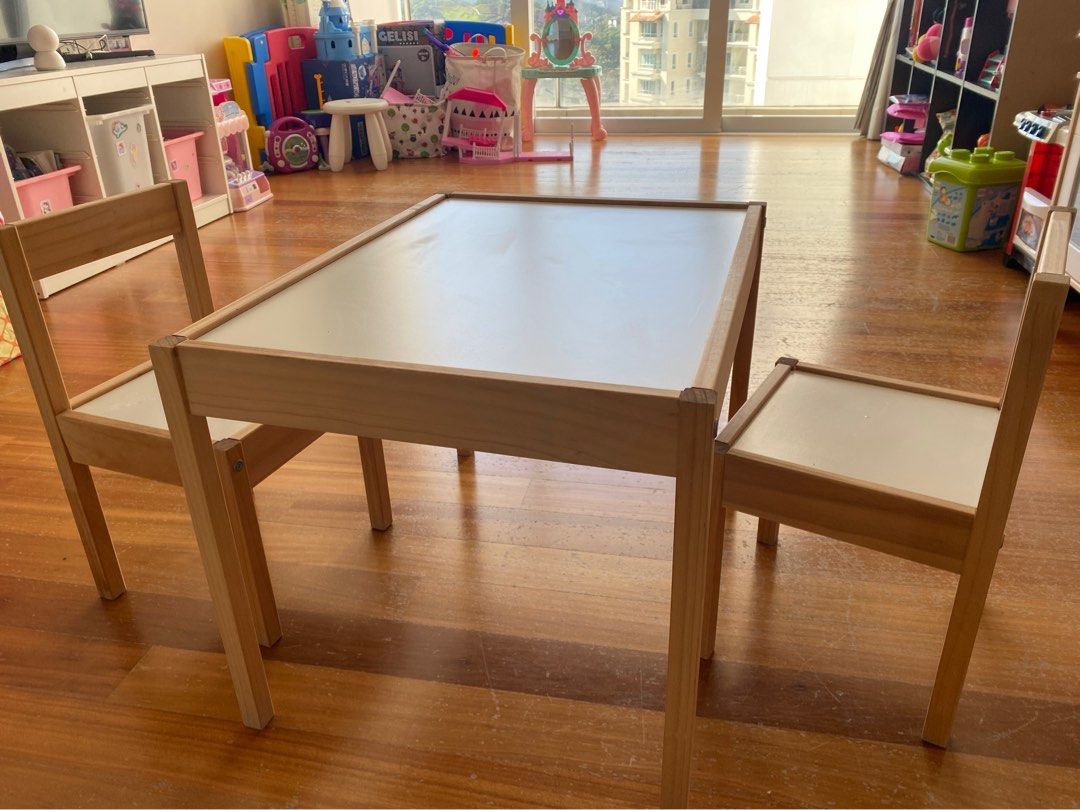 IKEA children table and chairs, Babies & Kids, Baby Nursery & Kids
