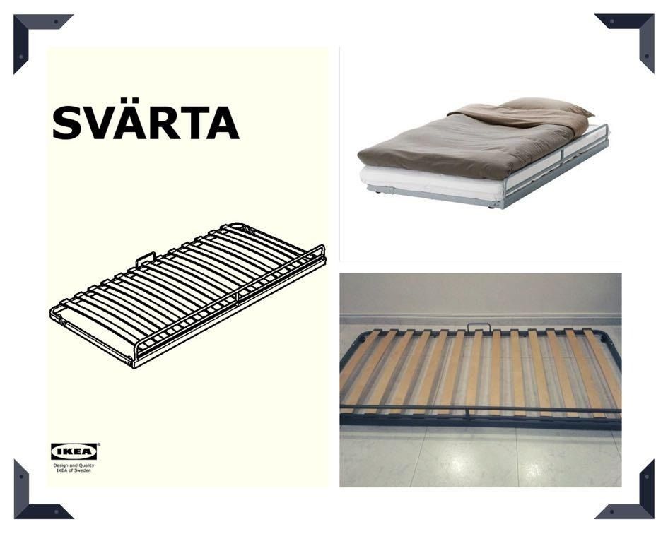 IKEA Svarta Underbed