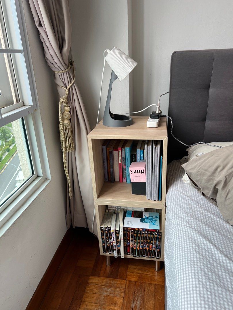 Ikea wooden book shelves, Furniture & Home Living, Furniture, Shelves