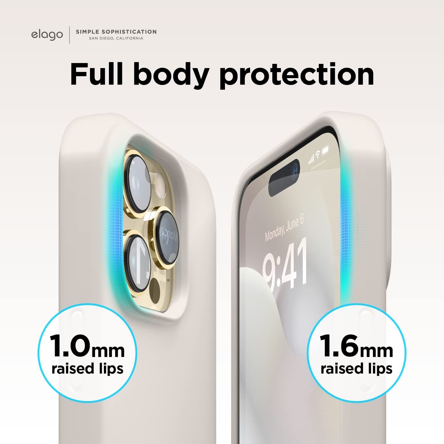  elago Compatible with iPhone 15 Pro Max Case, Liquid Silicone  Case, Full Body Protective Cover, Shockproof, Slim Phone Case, Anti-Scratch  Soft Microfiber Lining, 6.7 inch (Stone) : Cell Phones & Accessories
