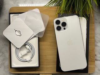 iPhone 13 Pro Max Silver Fullset 128GB Promax