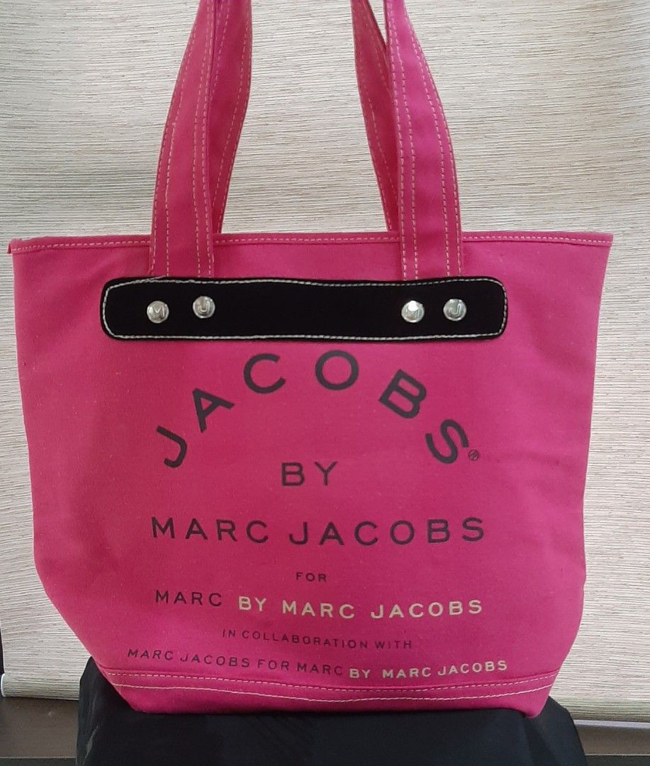 women marc jacobs pink tote bag
