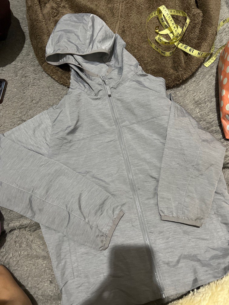 Jaket hoodie abu abu polos Clearance