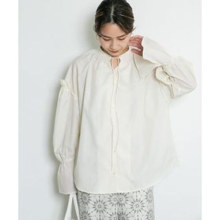 KBF 日牌 URBAN RESEARCH 糖果袖2穿上衣 亞麻抗皺材質 全新吊牌未剪