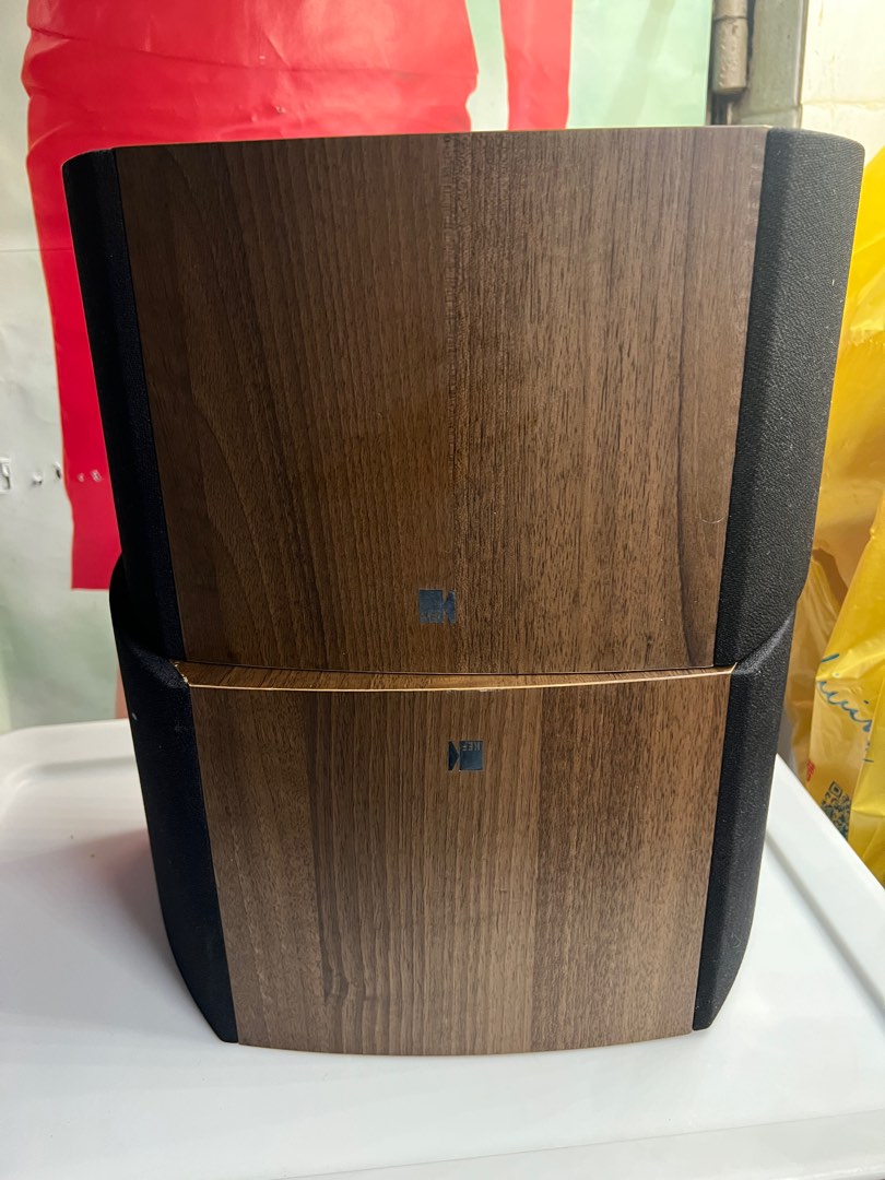 KEF iQ8 ds 希少 ダイポール型サラウンドスピーカー ウォールナット色