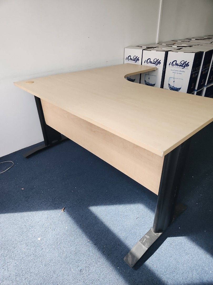 L shape table for sale, Furniture & Home Living, Furniture, Tables